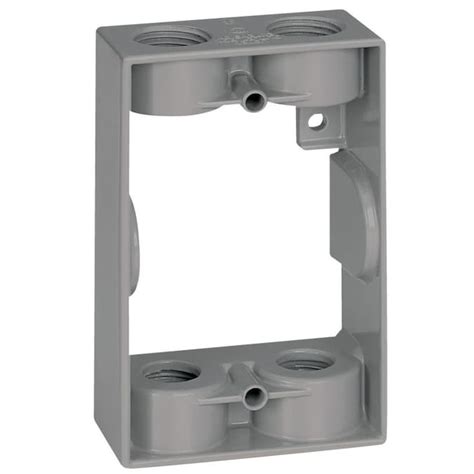 extend outdoor electrical box|single gang electrical box extender.